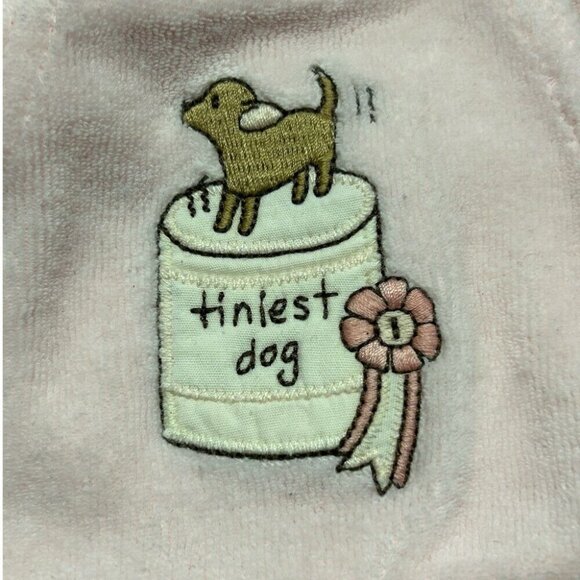 Gymboree Tiniest Dog  long sleeve hooded pant set VINTAGE 2004 SIZE 3-6 MONTHS - Picture 3 of 4